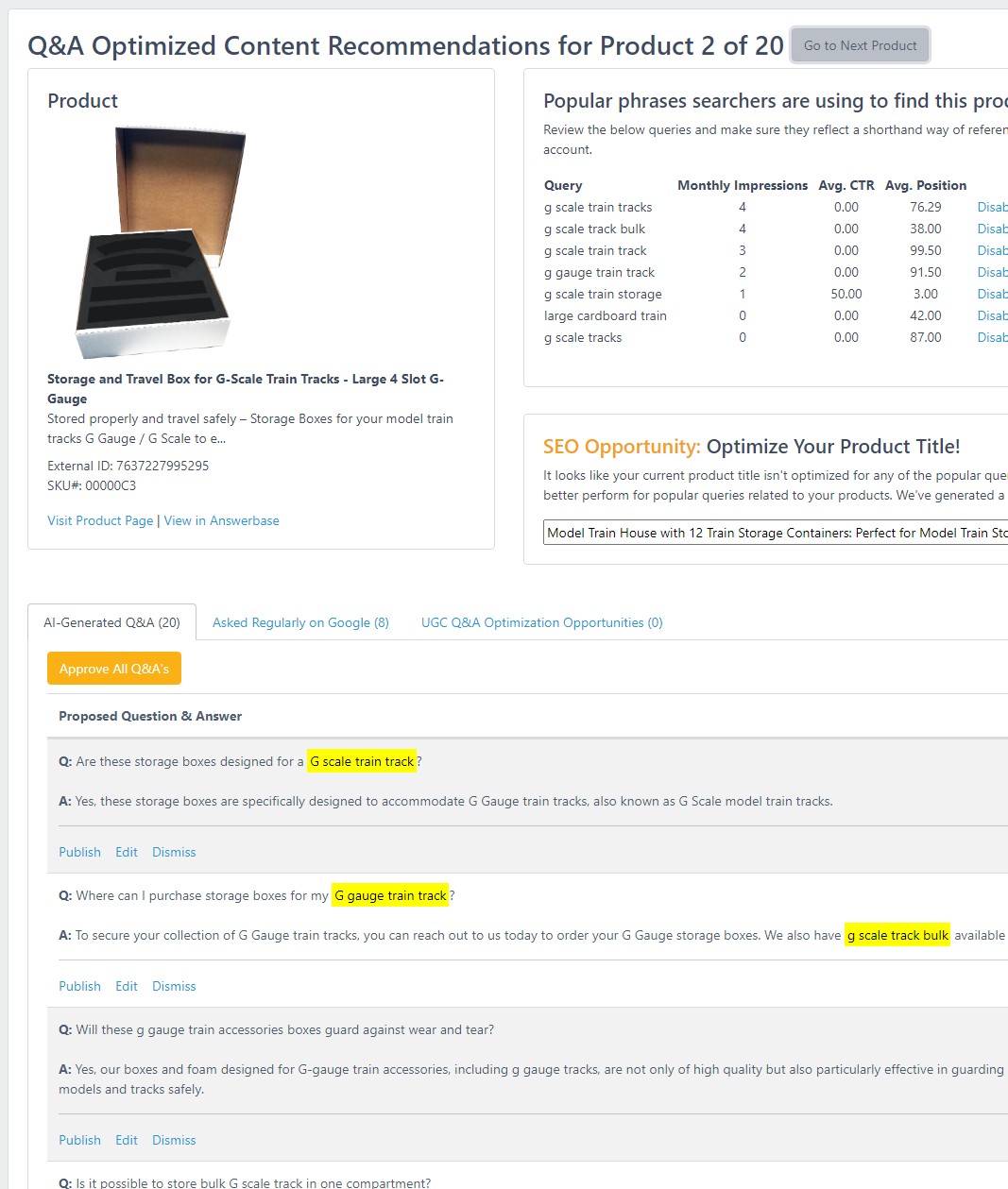 seo best practices for product pages
