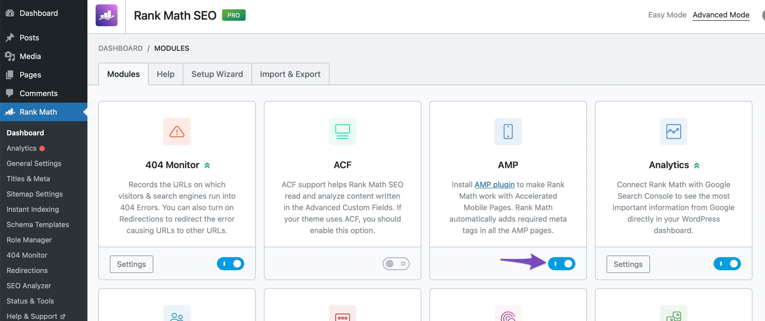 amps in seo