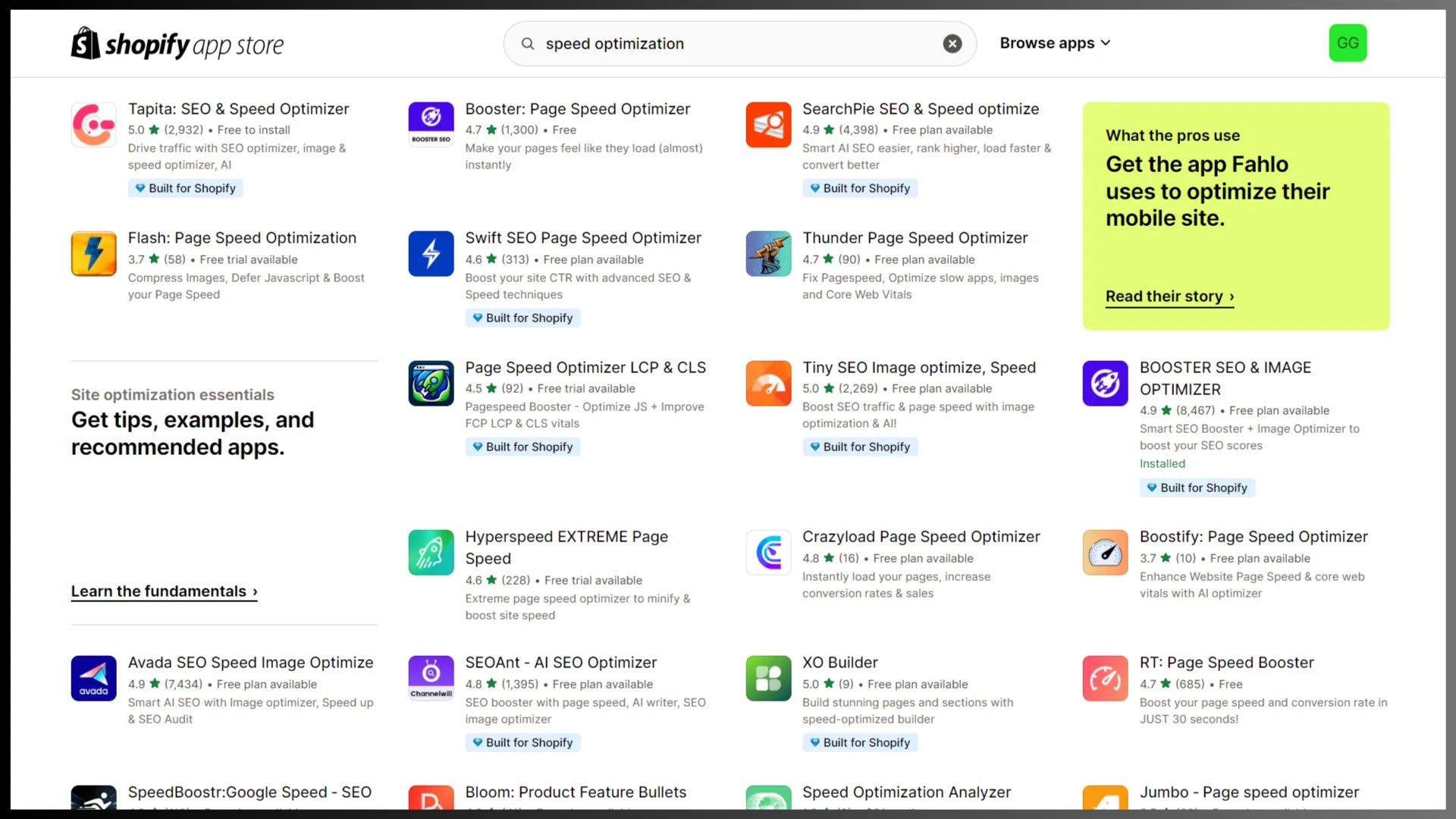 page speed optimization tool